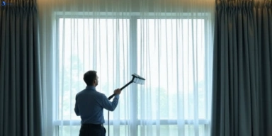 Commercial drapes cleaning service capalaba hotels offices