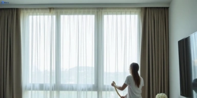 Delicate sheer drape cleaning capalaba Matty Curtain Cleaning