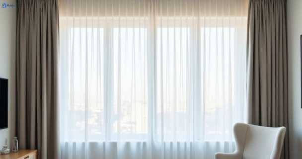 Restored vibrant drapes in capalaba QLD after Matty Curtain Cleaning